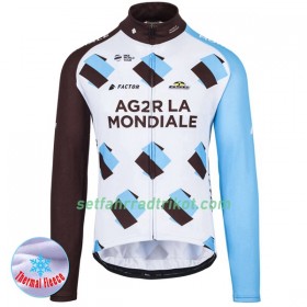 Radtrikot 2017 AG2R La Mondiale Winter Thermal Fleece N001